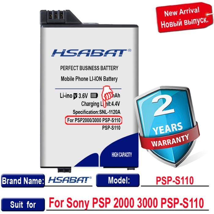 Batterie 100% Mah Pour Sony Psp 4300 2000 Psp2000 Psp3000