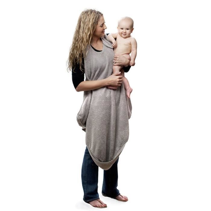 HXPainting Serviette De Bain Bébé Coton Peigné Tablier à Capuche - Cape Absorbante Douce Pour Nouveau-Né
