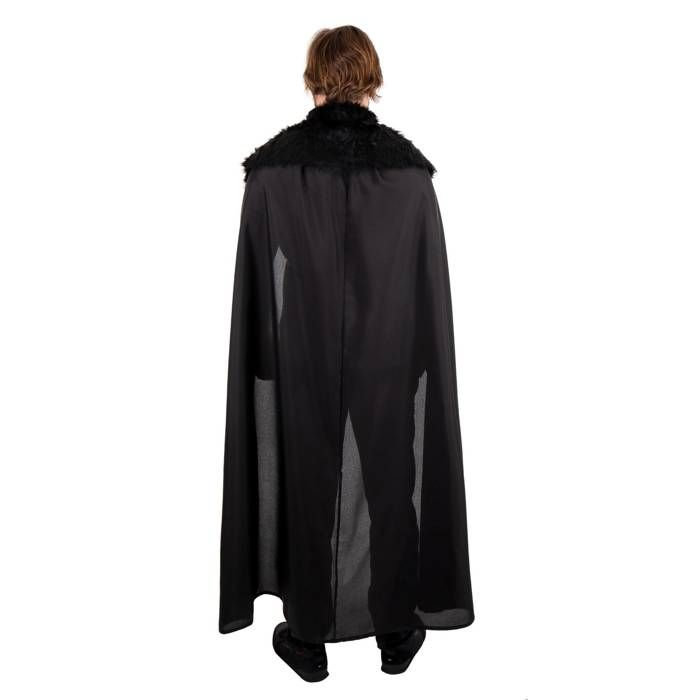 Cape Viking Homme Fourrure Synthétique - Col D'épaule Médiéval, Style Guerrier, Lavable à La Main