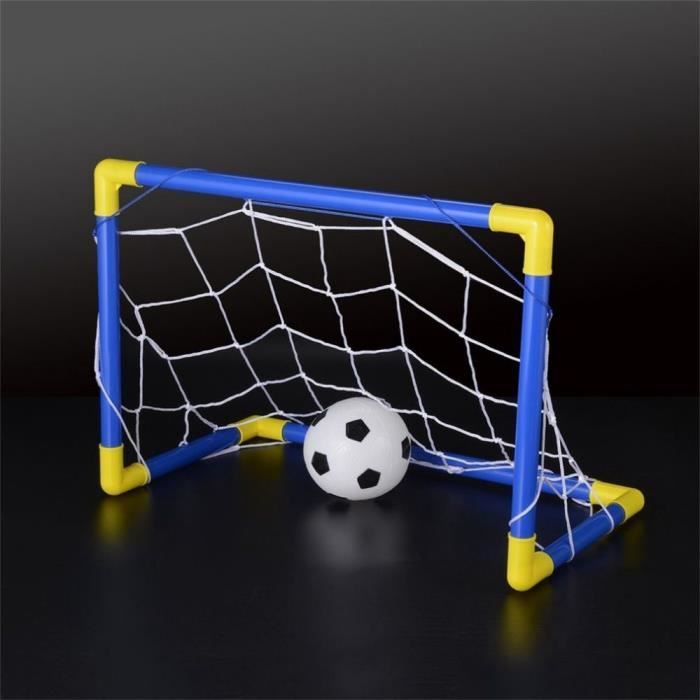 Kit De Football Enfant – But 150x100 Cm, 2 Balles Velcro – Flanelle Douce – Pour Intérieur Et Extérieur – Dès 3 Ans