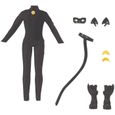 Bandai - Miraculous - Poupee - Chat Noir et Adrien - Poupee mannequin 26 cm articulee et ses 2 tenues - poupee de super-heros-3