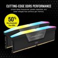 RAM - CORSAIR Vengeance RGB DDR5 - 32GB 2x16GB DIMM - 5200MHz - Unbuffered, 40-40-40-77, XMP 3.0, Black Heatspreader, RGB LED, 1.25V-3