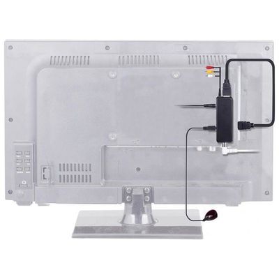Tele System MINION Décodeur TNT DVB-T2 HEVC - Lecteur Multimédia USB - EPG - Télécommande Incluse