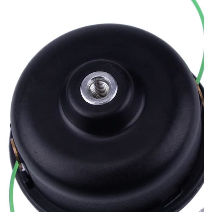 Tête De Débroussailleuse à Essence De Remplacement - Bobine Fil Nylon, Couleur Noire, Pour Débroussailleuse Thermique