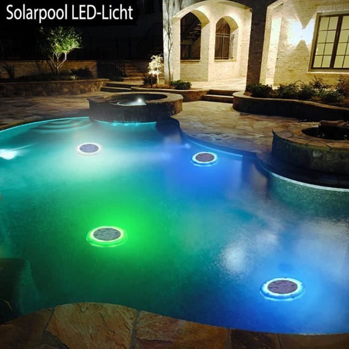 White Light Lumière solaire flottante pour piscine lampe de piscine — free download