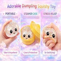 Squishy Kawaii 8 Pièces Mochi Squishy Toys, Jouet à Presser Squishy