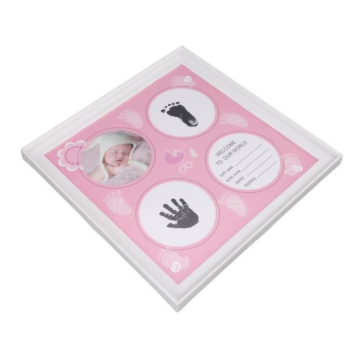 Kit De Cadre De Coulée D'Empreinte De Bébé, Main De Nouveau-Né Et