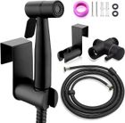 KATOOM Douchette Toilette, Douchette WC, Pulvérisateur avec Tuyau et Adaptateur G1/2" Pour l'hygiène personnelle, nettoyage des toilettes