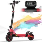 Trottinette Électrique Adulte Pliable - RCB TECH RE24 - Pneus Solides 10" - 800W - Batterie puissante 48V, 15.6Ah - APP
