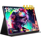 UPERFECT Moniteur de jeu portable 18" 2K 144 Hz, 100 % DCI-P3 pour ordinateur portable PC mobile Mac Xbox