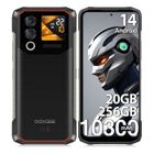 DOOGEE Blade 10 Max Téléphone Portable Incassable 6.56" HD+ 20Go+256Go 10300mAh Android 14 - 1,54"arrière multifonction NFC - Noir