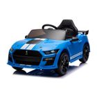 FORD MUSTANG 12V Ford Shelby Mustang GT500 Bleu Sous License – Voiture Electrique Pour Enfants Avec Télécommande