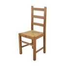 BRAND Chaise Rustica - Tommychairs - Cuisine, Bar et Salle à Manger - Bois de hêtre - Assise en paille