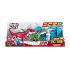 Pack de Dinos - ZURU - Dino Action Mega Dinos 3 Pack - T-Rex, Vélociraptor et Ptérodactyle interactifs et rugissants