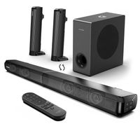ULTIMEA Barre de son 4.1 canaux, Séparable 2 en 1 pour Home Cinéma, Caisson de Basse filaire indépendant, Apollo S50