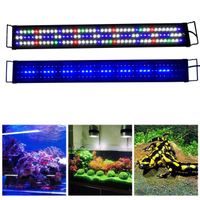 90cm - 120cm Rampe Aquarium LED Blanc Rouge Bleu Vert Lumière Éclairage Lampe pour Poisson Plantes (Modèle A174)