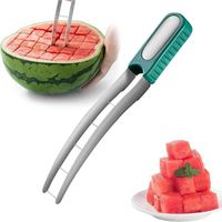 Coupe-pastèque Slicer, Kitchen Essentials Coupe-pastèque, Machine à melon en acier inoxydable, amusant, fruits, légumes, salade[22]