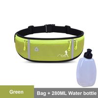 Sacoche,sac de ceinture pour course à pied,étanche,Anti vol,pour sport en plein air,avec bouteille d'eau - Type with 280ml bottle -F