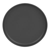 Assiette plate 26 cm uno noire (lot de 6) - Table Passion Noir