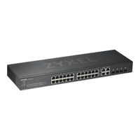 ZYXEL Commutateur Ethernet GS1920-24V2 24 Ports Gérable - 4 Couche supportée - Modulaire - Paire torsadée, fibre optique - Montable
