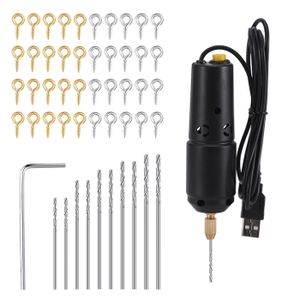 ARROWMAX Mini Perceuse Électrique Rechargeable 11 En 1 - Kit Perceuse Sans Fil Avec 8 Mèches Pour Bricolage, Bijoux & PCB