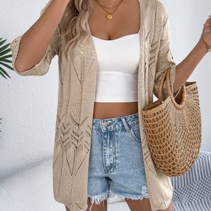 Gilet Boléro Manches Longues - Blanc - - 44.99
