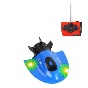 MAQUETTE DE BATEAU Bleu-HGRC Mini jouet sous marin RC 2.4G, modèle de hors bord radio étanche, simulation de bateau de soleil, c