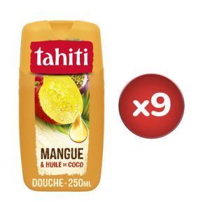 GEL - CRÈME DOUCHE Pack de 3 - Lot de 3 Gels douche Tahiti mangue & h
