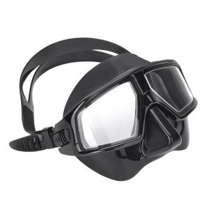 MASQUE DE PLONGÉE Masque de plongée anti-buée de plongée libre à grande vue pour masque (black)