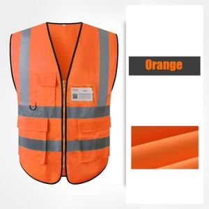 KIT DE SÉCURITÉ L-180 - Orange - Gilet de Sécurité Réfléchissant H