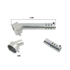 20 cm moto échappement db eater Silencieux Utilisation 41 mm ⌀ Nickel