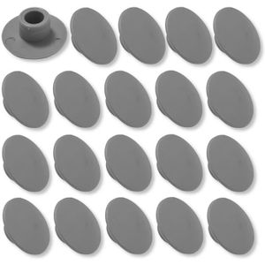 pour la clé 17 gris Cache-vis Bouche-trou Bouchons de tuyau cache-écrous M10 25 pcs 