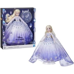 POUPÉE DISNEY PRINCESSES - Poupée Elsa - accessoires pour Poupée mannequin - Style Series - jouet de collection - dès 6 ans