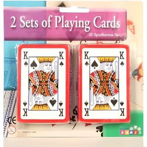 Jeux de 54 cartes lot de 2 jeux - Cdiscount
