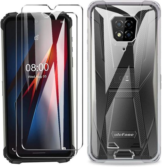 Generic Lot De 3 Protections D'écran En Verre Trempé Pour Ulefone Armor 3 W, Dureté 9H, Anti-rayures, Anti-traces De Doigts, Anti-bulles, Couverture Complète Transparente Pour Ulefone Armor 3W (14,5