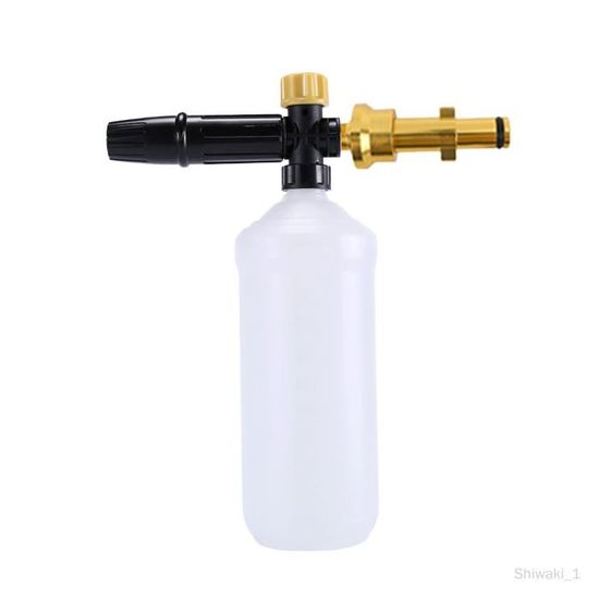 SMZhomeone Pulvérisateur à Mousse Réglable 100 Ml - Kit Nettoyage Voiture Avec Connecteurs
