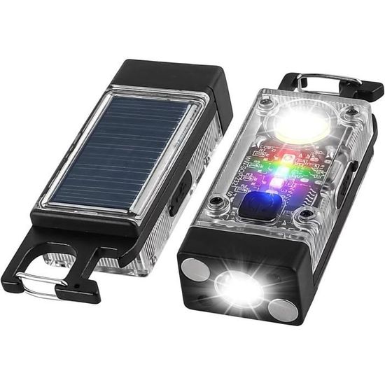 Mini lampe de poche en plastique à LED COB pour enfants, 100 lumens