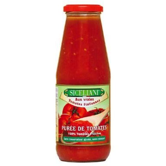 Purée de Tomates "Siceliani " [Sauces] [Pot de Cdiscount Au quotidien