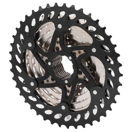 Cassette VTT Roue Libre 8/9/10/11 Vitesses – 11-42T à 11-50T, Alliage Léger, Denture Progressive Pour Cyclisme Tout-Terrain