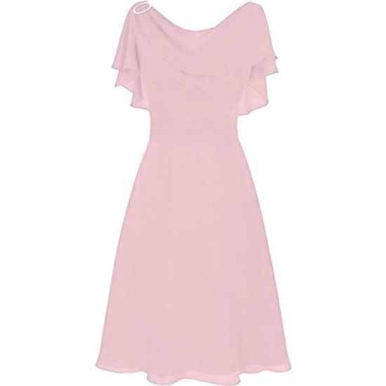 Robe De Bal Longue Femme - Robe Demoiselle D'honneur Bordeaux - Maxi Sans Manches - Taille 12-14
