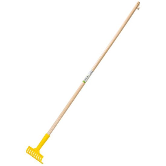 Peigne à Olives Linxor 9 Dents - Manche Bois 40 Cm, Couleur Jaune | Cueillette Olives Facile, Fabriqué En France - 5