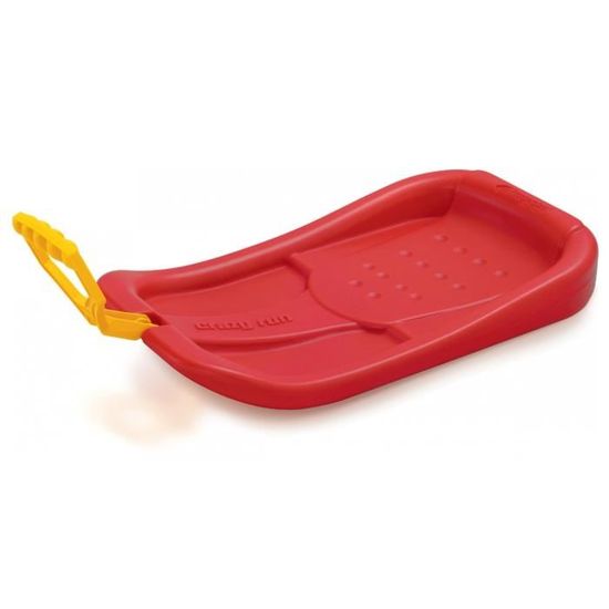 AKLIFFE Luge De Neige En Plastique Robuste 89 Cm Avec Poignées Et 2 Cordes De Remorquage - Fun Pour Enfants Et Adultes