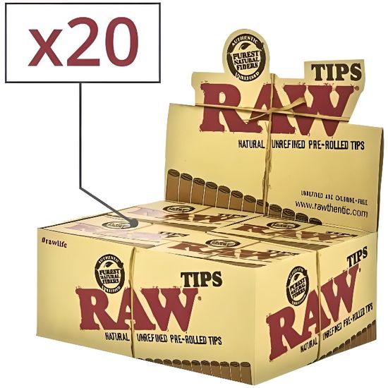 Filtre carton Raw Cône pré-roulé x 1