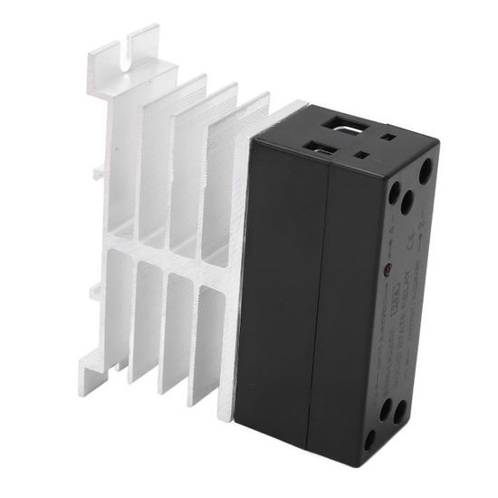 Relais Statique (SSR) DC-DC 80A - Entrée 3-32V DC, Charge 5-220V DC - Modèle DD220D80 - Stock US