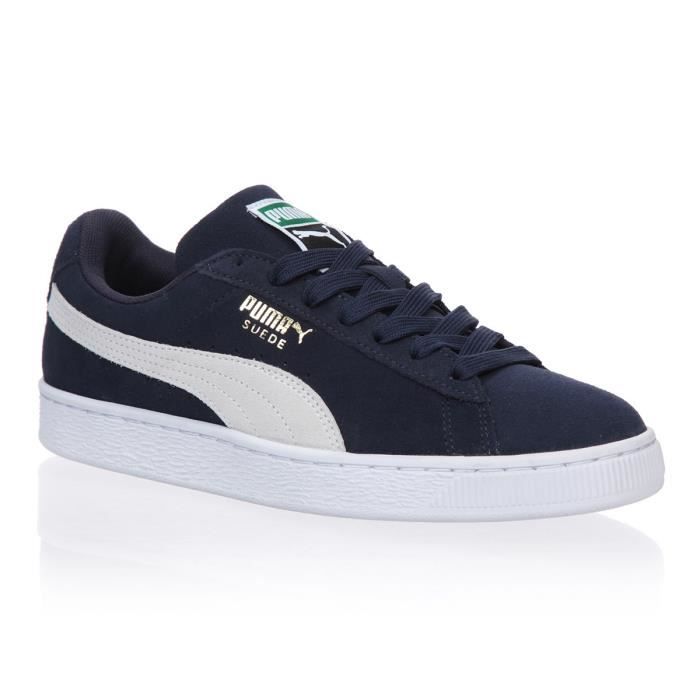 Puma suede homme bleu marine sale