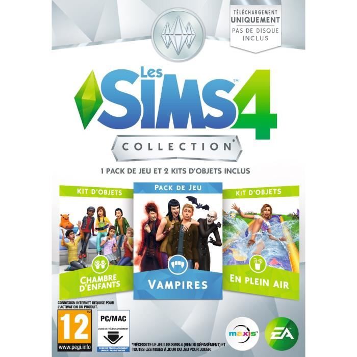 Les Sims 4 Collection 4 : Chambre D'enfants + Vampires + En Plein Air Pc Mac - vue 2