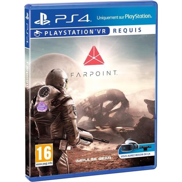 Jeu PSVR - Sony Interactive Entertainment - Farpoint - Aventure -  Compatible Playstation VR - En boîte - Blu-Ray