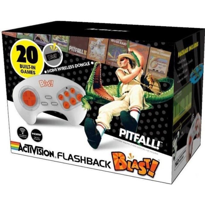 Console de salon - Activision - Flashback Blast! HDMI - 20 jeux classiques en HD - Pitfall! inclus