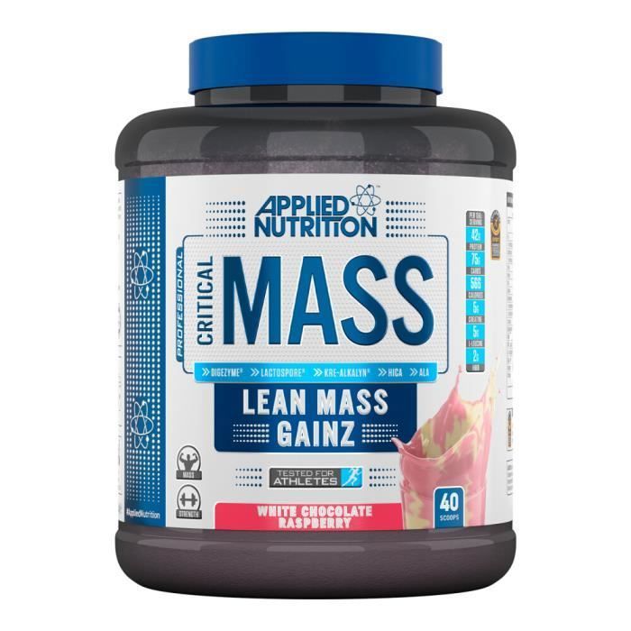 Lean gainers Critical Mass Professional - White Chocolate Raspberry 2400g