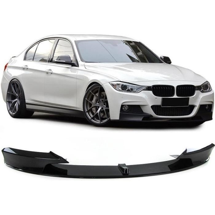 SPOILER AVANT M PERFORMANCE NOIR BRILLANT POUR BMW SERIE 3 F30 PACK M
